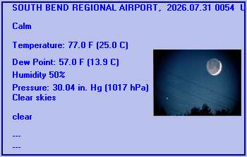 KSBN Metar